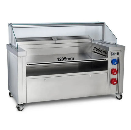 GGM Gastro Trạm Nấu Di Động - 1600x850mm - Cao 1170mm