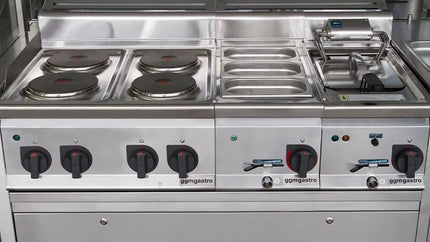 GGM Gastro Trạm Nấu Di Động - 1600x850mm - Cao 1170mm