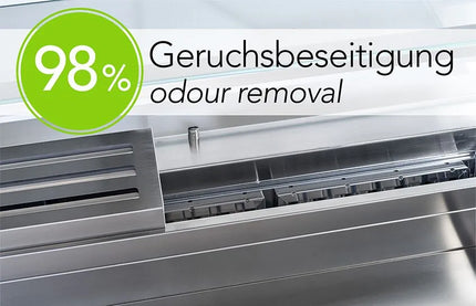 GGM Gastro Trạm Nấu Di Động - 1600x850mm - Cao 1170mm - Có Bếp Chiên & Bếp Chiên Phẳng