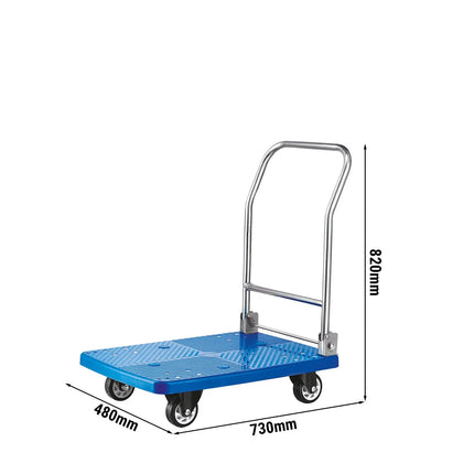 GGM Gastro Transport Trolley - 480x730mm - with 1 storage area made of Plastic - without handle
