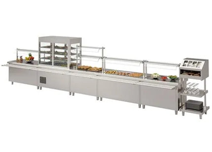 GGM Gastro Tray slide KOPENHAGEN - Stainless steel - 2250x390x100mm - for BVI800 & BVI800-6