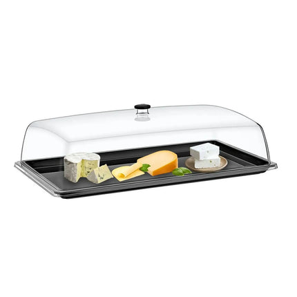GGM Gastro Tray with Dome Cover - GN 1/1 - Polycarbonate - 500x325mm - Height: 170mm - incl. GN 1/1 tray