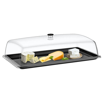 GGM Gastro Tray with Dome Cover - GN 1/1 - Polycarbonate - 500x325mm - Height: 170mm - incl. GN 1/1 tray
