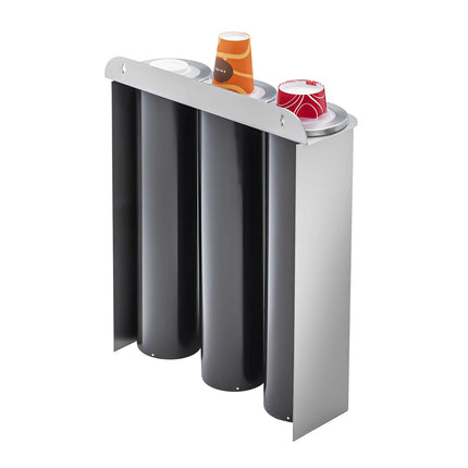 GGM Gastro Triple Cup Dispenser - Plastic - Wall-Mounted Version