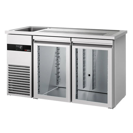 GGM Gastro Tủ Bia Trực Tiếp / Kegerator PREMIUM - 1550x700mm - 2 Cánh Kính