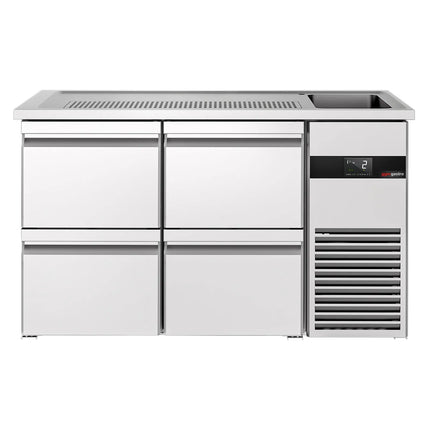 GGM Gastro Tủ Bia Trực Tiếp / Kegerator PREMIUM - 1550x700mm - 4 Ngăn Kéo
