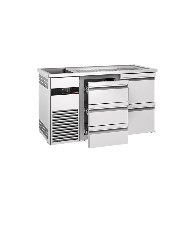 GGM Gastro Tủ Bia Trực Tiếp / Kegerator PREMIUM - 1550x700mm - 5 Ngăn Kéo