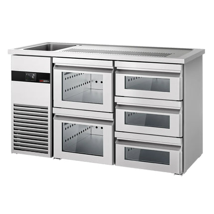 GGM Gastro Tủ Bia Trực Tiếp / Kegerator PREMIUM - 1550x700mm - 5 Ngăn Kéo