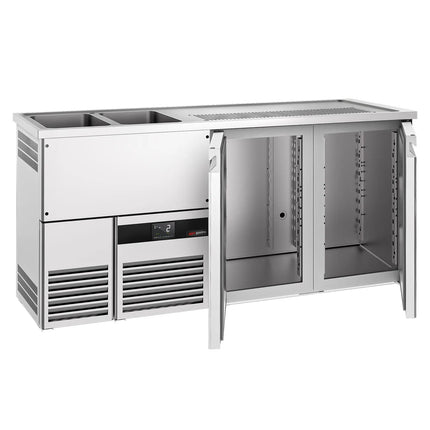 GGM Gastro Tủ Bia Trực Tiếp / Kegerator PREMIUM - 1950x700mm - 2 Cánh