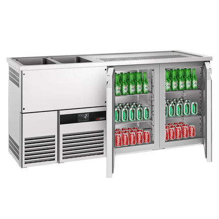 GGM Gastro Tủ Bia Trực Tiếp / Kegerator PREMIUM - 1950x700mm - 2 Cánh