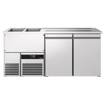 GGM Gastro Tủ Bia Trực Tiếp / Kegerator PREMIUM - 1950x700mm - 2 Cánh