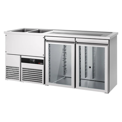GGM Gastro Tủ Bia Trực Tiếp / Kegerator PREMIUM - 1950x700mm - 2 Cánh Kính