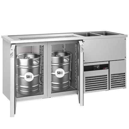 GGM Gastro Tủ Bia Trực Tiếp / Kegerator PREMIUM - 1950x700mm