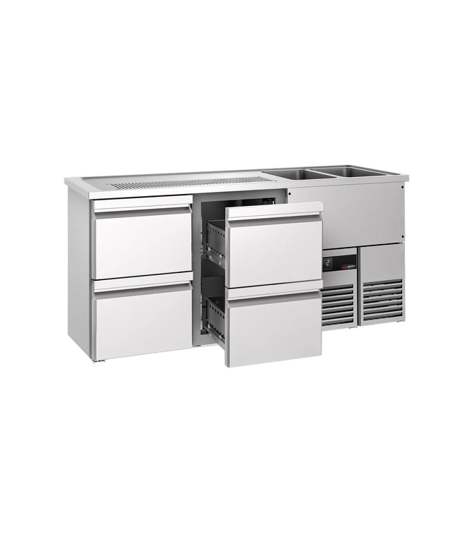 GGM Gastro Tủ Bia Trực Tiếp / Kegerator PREMIUM - 1950x700mm - 4 Ngăn Kéo