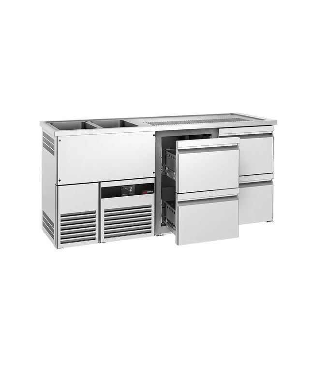 GGM Gastro Tủ Bia Trực Tiếp / Kegerator PREMIUM - 1950x700mm - 4 Ngăn Kéo