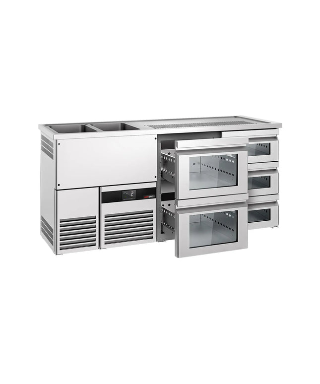 GGM Gastro Tủ Bia Trực Tiếp / Kegerator PREMIUM - 1950x700mm - 5 Ngăn Kéo