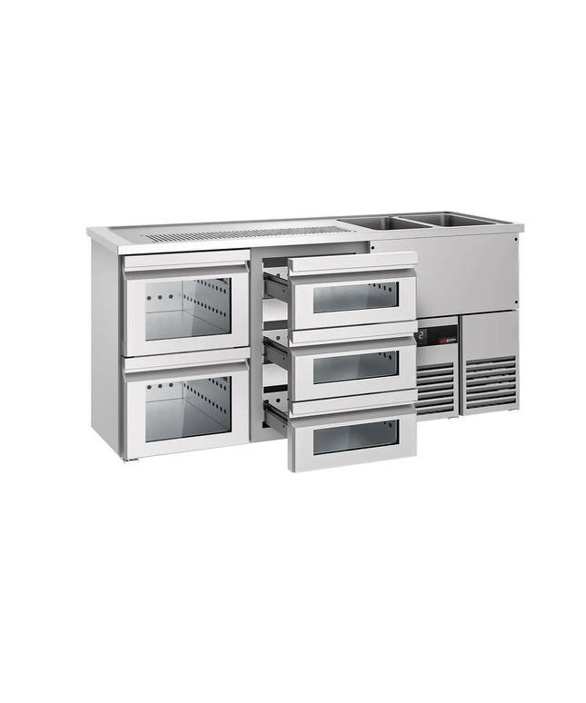GGM Gastro Tủ Bia Trực Tiếp / Kegerator PREMIUM - 1950x700mm - 5 Ngăn Kéo