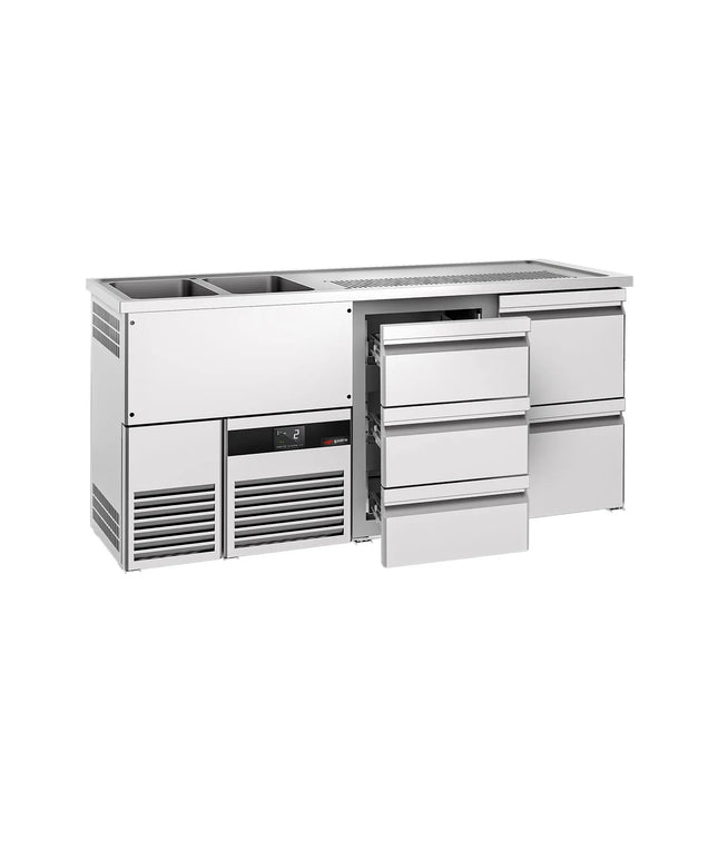 GGM Gastro Tủ Bia Trực Tiếp / Kegerator PREMIUM - 1950x700mm - 5 Ngăn Kéo
