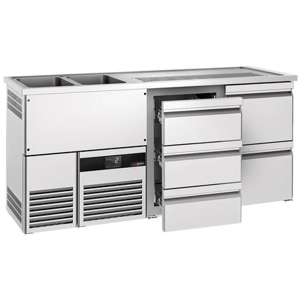 GGM Gastro Tủ Bia Trực Tiếp / Kegerator PREMIUM - 1950x700mm - 5 Ngăn Kéo