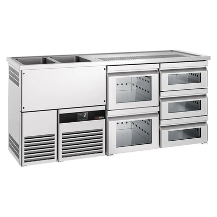 GGM Gastro Tủ Bia Trực Tiếp / Kegerator PREMIUM - 1950x700mm - 5 Ngăn Kéo