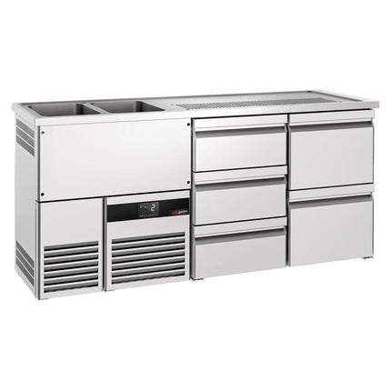 GGM Gastro Tủ Bia Trực Tiếp / Kegerator PREMIUM - 1950x700mm - 5 Ngăn Kéo