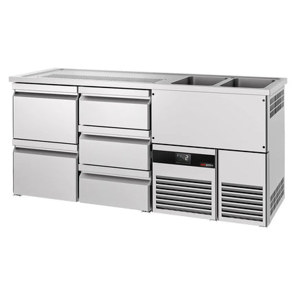 GGM Gastro Tủ Bia Trực Tiếp / Kegerator PREMIUM - 1950x700mm - 5 Ngăn Kéo