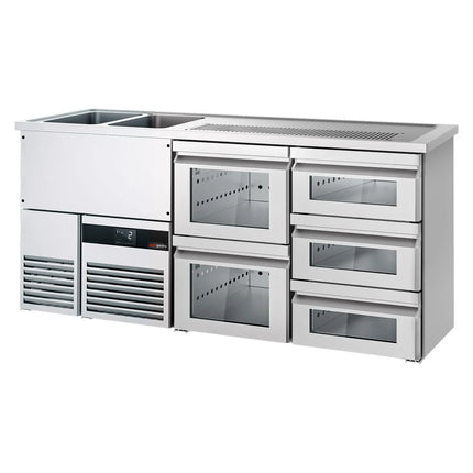 GGM Gastro Tủ Bia Trực Tiếp / Kegerator PREMIUM - 1950x700mm - 5 Ngăn Kéo