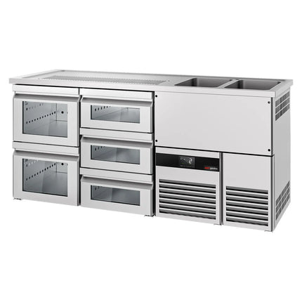 GGM Gastro Tủ Bia Trực Tiếp / Kegerator PREMIUM - 1950x700mm - 5 Ngăn Kéo