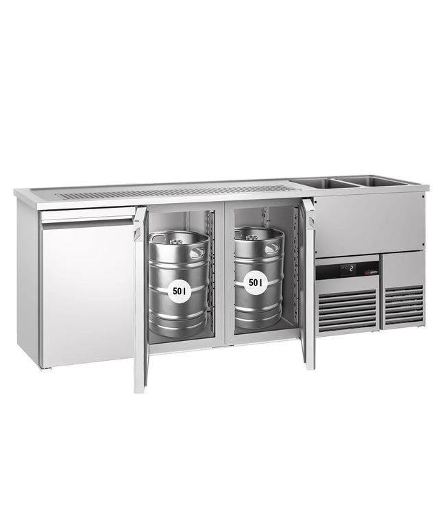 GGM Gastro Tủ Bia Trực Tiếp / Kegerator PREMIUM - 2500x700mm