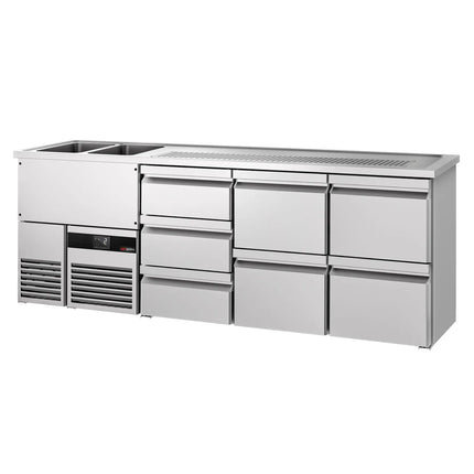 GGM Gastro Tủ Bia Trực Tiếp / Kegerator PREMIUM - 2500x700mm - 7 Ngăn Kéo