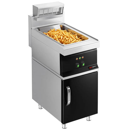 GGM Gastro Tủ Giữ Nóng Khoai Chiên Điện - 1.17kW - 1x GN 1/1 - Có Tủ Bệ - 1 Cánh
