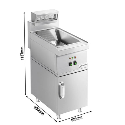 GGM Gastro Tủ Giữ Nóng Khoai Chiên Điện - 1.17kW - 1x GN 1/2 - Có Tủ Bệ - 1 Cánh
