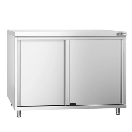 GGM Gastro Tủ Sàn Thép Không Gỉ PREMIUM - 1000x800mm - Cửa Lùa