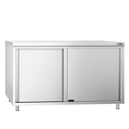 GGM Gastro Tủ Sàn Thép Không Gỉ PREMIUM - 1400x800mm - Cửa Lùa