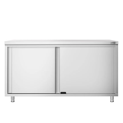 GGM Gastro Tủ Sàn Thép Không Gỉ PREMIUM - 1600x800mm - Cửa Lùa