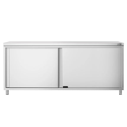GGM Gastro Tủ Sàn Thép Không Gỉ PREMIUM - 2000x800mm - Cửa Lùa