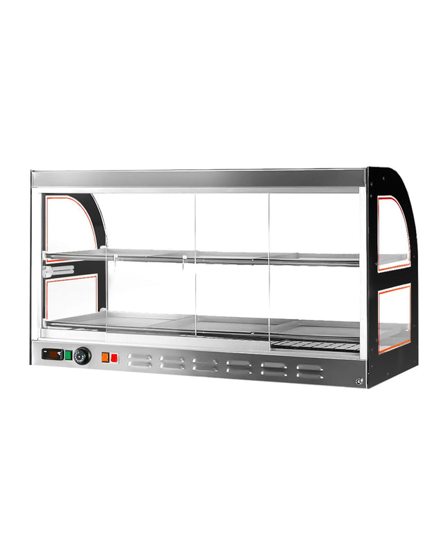 GGM Gastro Tủ Trưng Bày Giữ Nóng Gà Quay - 1098mm - 1.8kW - 2 Tầng