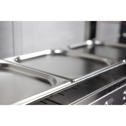 GGM Gastro Tủ Trưng Bày Giữ Nóng Gà Quay - 1098mm - 1.8kW - 2 Tầng