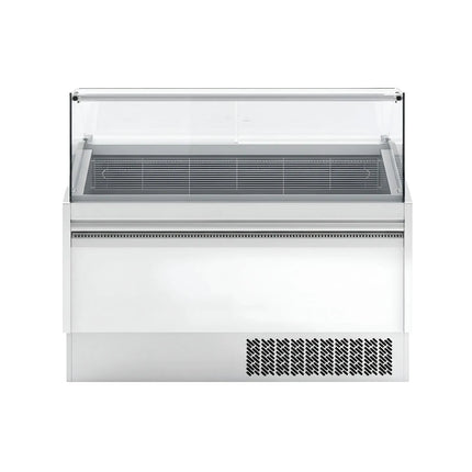 GGM Gastro Tủ Trưng Bày Kem LEVI - 1620mm - Làm Lạnh Tĩnh - Đèn LED - Cho 9+9 Khay Napoli 5L - Trắng