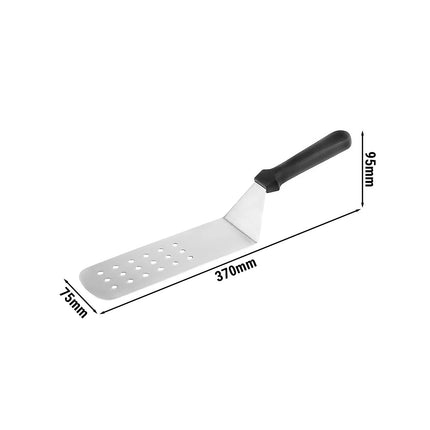 GGM Gastro Turner - Length: 370mm - perforated - flexible stainless steel blade - with plastic handle