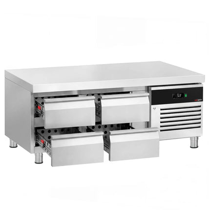 GGM Gastro Under-Counter Refrigeration Unit – 1600 mm – 155 litres – 4 x 1/2 + 1/3 GN drawers