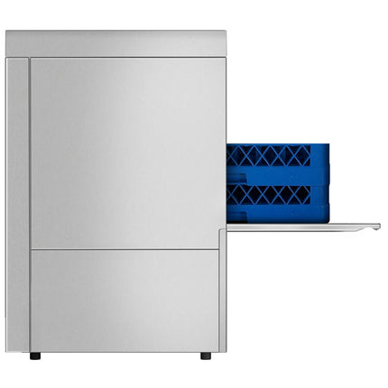 GGM Gastro Undercounter Commercial Dishwasher - 500mm Basket - Manual Controls - 5.1kW - with Drain, Rinse Aid & Detergent Pumps