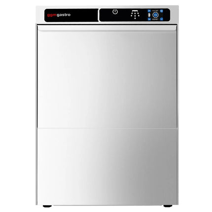 GGM Gastro Undercounter Commercial Dishwasher - 500mm Basket - Touch Controls - 3.6kW - with Drain, Rinse Aid & Detergent Pumps