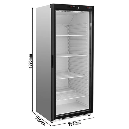 GGM Gastro Upright Display Fridge PREMIUM - 600L - with 1 glass door