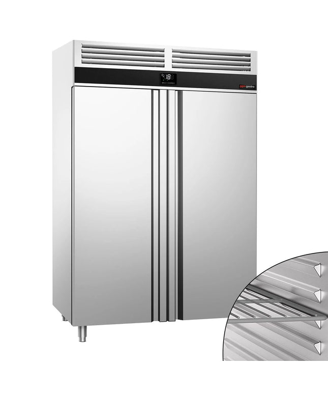 GGM Gastro Upright Freezer PREMIUM - GN 1/1 - 1400L - with 2 doors