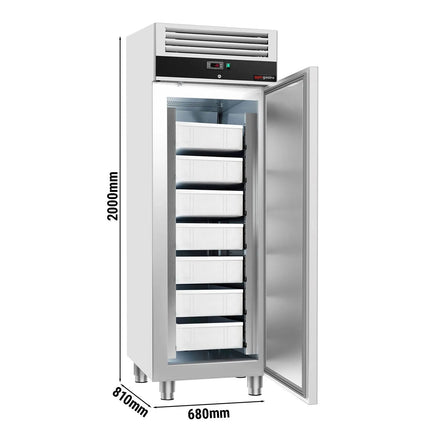 GGM Gastro Upright Freezer Stainless steel ECO - EN 600x400mm - 600L - with 1 door