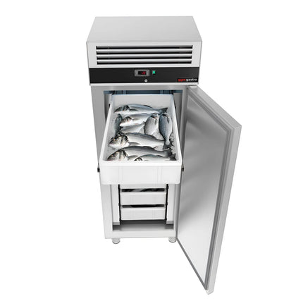 GGM Gastro Upright Freezer Stainless steel ECO - EN 600x400mm - 600L - with 1 door