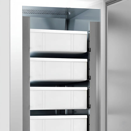 GGM Gastro Upright Freezer Stainless steel ECO - EN 600x400mm - 600L - with 1 door