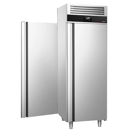 GGM Gastro Upright Freezer Stainless steel PREMIUM - GN 2/1 - 1460L - with 2 doors