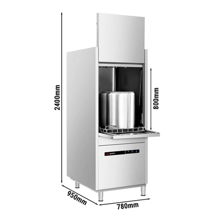 GGM Gastro Utensil Washer - Touch Controls - 16.7kW - with Detergent & Drain Pumps